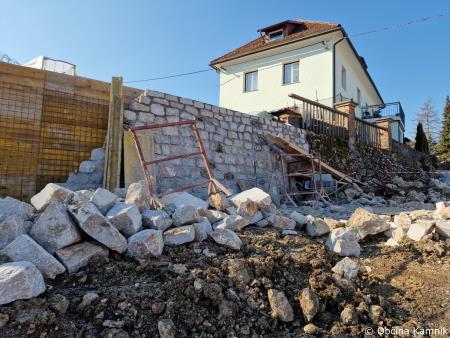 Sanacija zidu Pot na Poljane 2 (1)